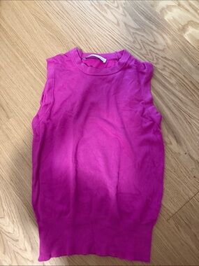 Zara Fuchsia Sleeveless Knit Tank